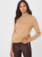 Cashmere trui met rolkraag van organisch cashmere
