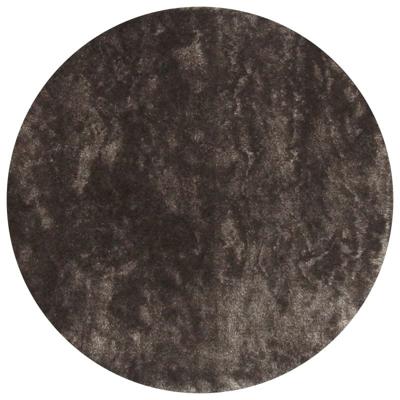 Vloerkleed Leya rond bruin 15