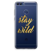 Stay wild: Huawei P Smart (2018) Transparant Hoesje