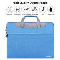 HAWEEL 15.6 inch Laptoptas voor MacBook Samsung Lenovo Sony Dell Chuwi Asus HP (blauw)