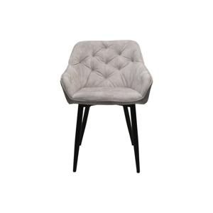 Eetkamerstoel Liverpool - Beige/Zwart - Set van 2