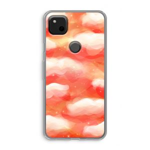Lichte Wolken: Google Pixel 4a Transparant Hoesje