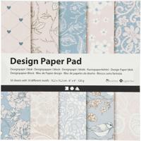 Creativ Company Design papierblok, 120 gr, roze, 50 vel/ 1 doos