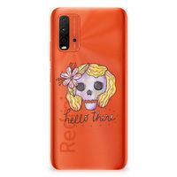 Silicone Back Case Xiaomi Poco M3 Boho Skull - thumbnail