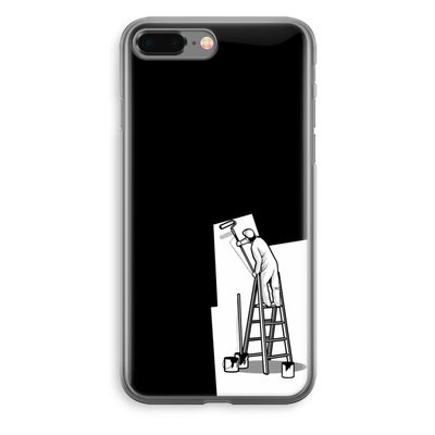 Musketon Painter: iPhone 8 Plus Transparant Hoesje
