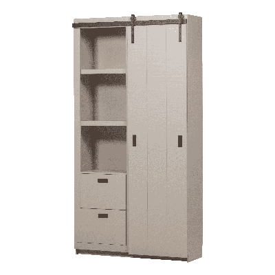 vtwonen Opbergkast 'Slide' 230 x 122cm, kleur Dust