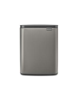 Brabantia Bo afvalemmer 12 liter platinum