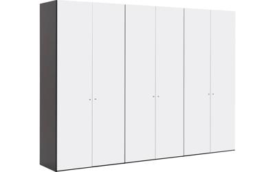 Goossens Kledingkast Easy Storage Ddk, Kledingkast 304 cm breed, 220 cm hoog, 6x draaideur