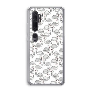 Zwanen: Xiaomi Mi Note 10 Pro Transparant Hoesje