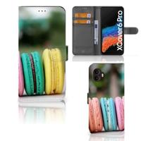 Samsung Galaxy Xcover 6 Pro | Book Cover | Macarons | Portemonnee hoesje