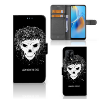 Telefoonhoesje met Naam OPPO A74 4G Skull Hair