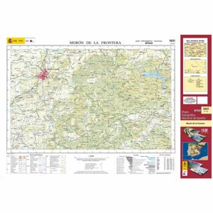 Topografische kaart 1021 MT50 Morón de la Frontera | CNIG - Instituto Geográfico Nacional1