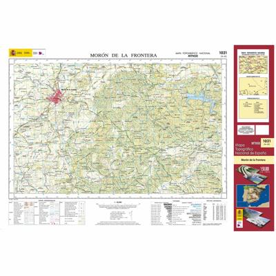 Topografische kaart 1021 MT50 Morón de la Frontera | CNIG - Instituto Geográfico Nacional1