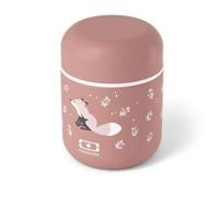 Kleine geïsoleerde lunchbox - MONBENTO - Luchtdichte lunchbox - Houdt eten tot 5 uur warm/vers - MB Capsule Fox