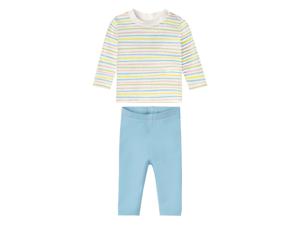 lupilu 3-delige baby set (74/80, Blauw/gestreept)