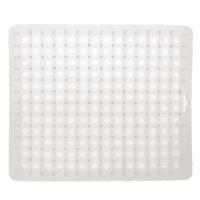 Gootsteenmat basis - transparant - 25 x 29 cm - Spoelbakmat - Huishouden keuken artikelen