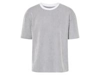 LIVERGY Heren T-shirt (Zwart/wit, S)