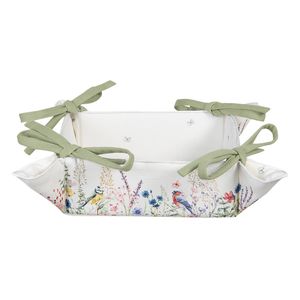 HAES DECO - Broodmand - 35x35x8 cm - 100% Katoen - So Floral