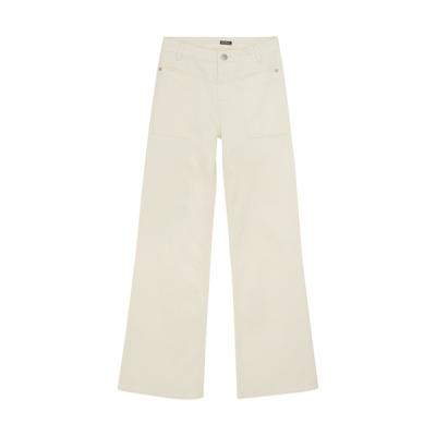 Indian Blue Jeans Zomer jeans broek meisjes - wit - 2123 worker wide fit