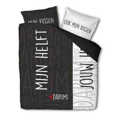 #DARUM! #DARUM! Jouw Helft 2-persoons (200 x 240 cm + 2 kussenslopen)