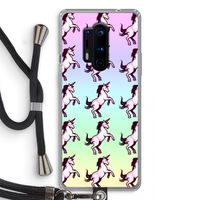 Musketon Unicorn: OnePlus 8 Pro Transparant Hoesje met koord