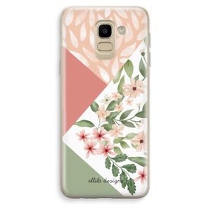 Sweet heaven geometrics: Samsung Galaxy J6 (2018) Transparant Hoesje