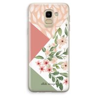 Sweet heaven geometrics: Samsung Galaxy J6 (2018) Transparant Hoesje