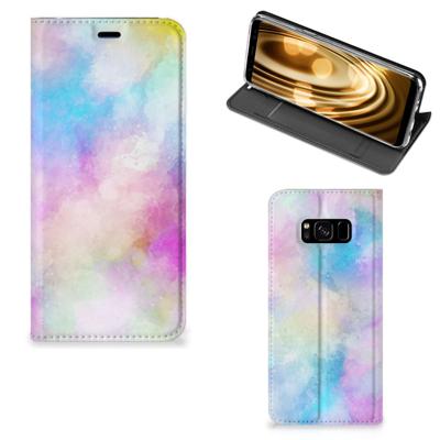 Bookcase Samsung Galaxy S8 Watercolor Light Bookcase Samsung Galaxy S8 Watercolor Light