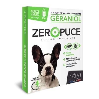 HERY ZEROPUCE VLOOIENDRUPPELS HOND GERANIOL ZONDER CHEMICALIEN