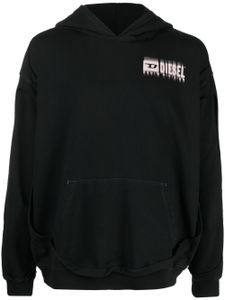 Diesel S-Boxt cotton hoodie - Noir