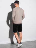 Ombre - heren sweater camel - ash - safari - B1156 - thumbnail