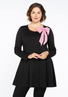 Yoek Tuniek wide bottom strik | Zwart | Maat 46/48