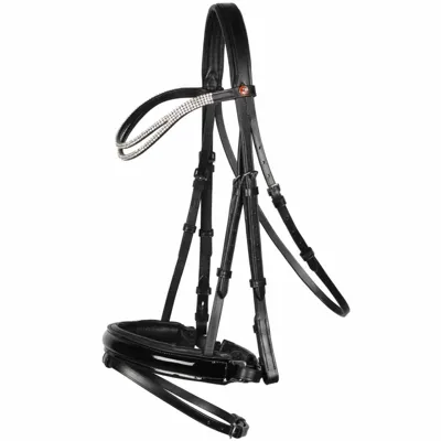 Rossner Versailles II hoofdstel zwart maat:full Rossner Versailles II hoofdstel zwart maat:full