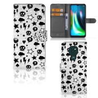 Telefoonhoesje met Naam Motorola Moto G9 Play | E7 Plus Silver Punk