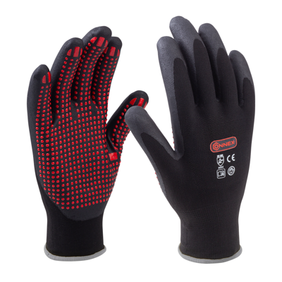 Connex Handschoen Nitril/Noppen Ge Gr09 - COX938279