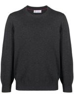 Brunello Cucinelli pull en cachemire à col rond - Gris