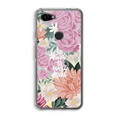 Kindness matters: Google Pixel 3a Transparant Hoesje