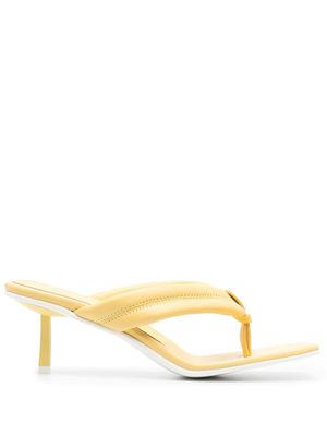 Le Silla sandales à bout carré Aiko - Jaune