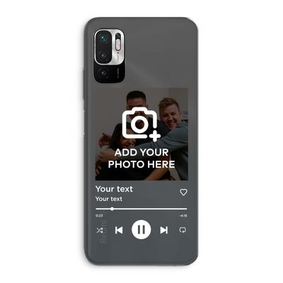 Music Player: Xiaomi Redmi Note 10 5G Transparant Hoesje