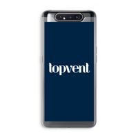 Topvent Navy: Samsung Galaxy A80 Transparant Hoesje Topvent Navy: Samsung Galaxy A80 Transparant Hoesje