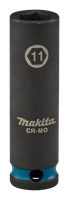 Makita Krachtdop Impact Black, 3/8 11mm lang - E-16287