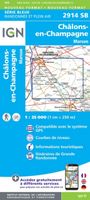 Wandelkaart - Topografische kaart 2914SB Marson, Châlons-en-Champagne | IGN - Institut Géographique National - thumbnail