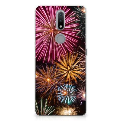 Nokia 2.4 | Sillicone Back Cover | Vuurwerk