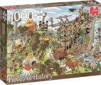 Pieces of History ‚Äì Het Wilde Westen Puzzel 1000 Stukjes