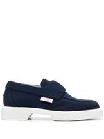 Le Silla mocassins Yacht en cuir - Bleu - thumbnail