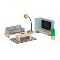 Small Foot - houten poppenhuis meubeltjes woonkamer