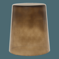 Bijzettafel Kai Bruin Ø 30.5 * 35 CM