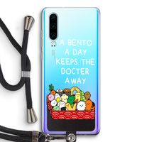 Bento a day: Huawei P30 Transparant Hoesje met koord