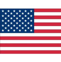 Vlag van USA/Amerika stickers - 7.5 x 10 cm - Binnen/buiten