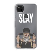 Slay All Day: Google Pixel 4a Transparant Hoesje